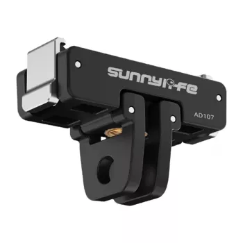 Sunnylife adattatore di montaggio reversibile per DJI Osmo Nano / Action 6, 1/4 di pollice (ON-AD107)
