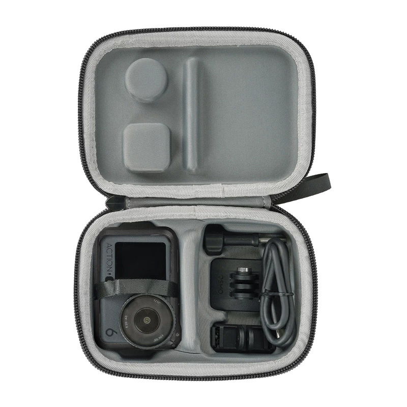 Sunnylife Standard Combo borsa da trasporto per DJI Osmo Action 6/5/4/3 - nero (OA6-B131-D)