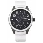 SUPERDRY orologio da uomo analogico al quarzo SYG110W 44 mm cinturino in silicone nero