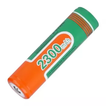 SUPERFIRE batteria ricaricabile 18650 2300 mAh 3,7 V Li-Ion con protezione (Button Top)