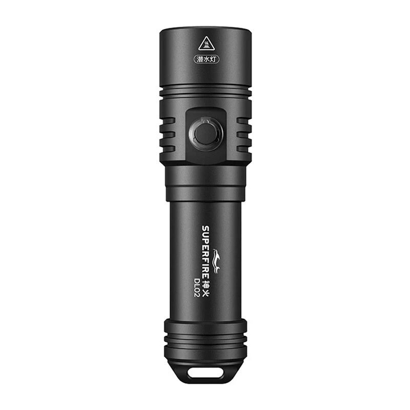 Superfire DL02 Torcia LED ricaricabile, 300 lumen, USB-C, IPX4