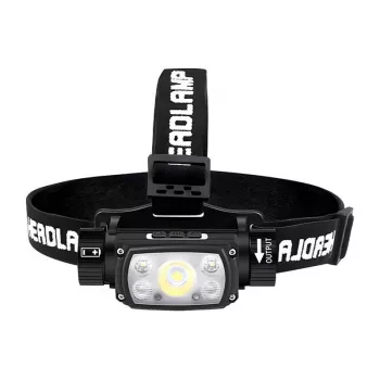 Superfire HE11 lampada frontale, 640 lm, 20 W, 6 modalità, 100 m