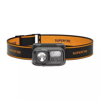 Superfire HL23-X 300 lumen USB-C ricaricabile LED torcia frontale