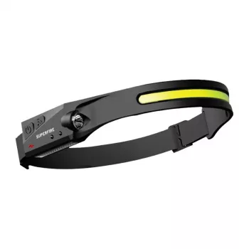 Superfire HL65 torcia frontale 430 lumen USB-C ricaricabile 5 modalità 30m IP44