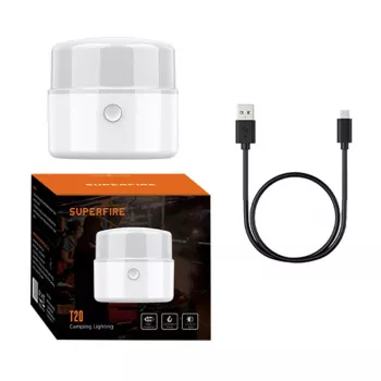 Superfire T20 lampada da campeggio 180lm USB