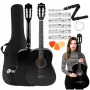SUPRIMO CGS2 BK chitarra classica 4/4 nera per imparare