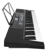 SUPRIMO EK611 tastiera per bambini 61 tasti con display LCD, 200 timbri, 128 ritmi, microfono e leggio