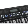 SUPRIMO EK611 tastiera per bambini 61 tasti con display LCD, 200 timbri, 128 ritmi, microfono e leggio