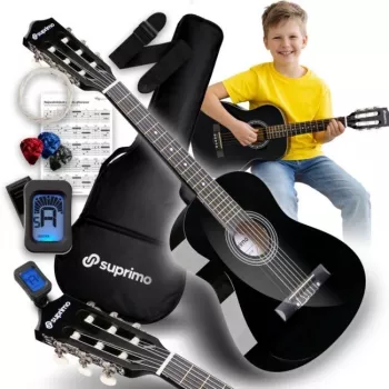 SUPRIMO JRC SET BK chitarra classica 1/4 nero