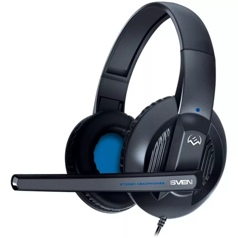 SVEN AP-680MV Headset over-ear con filo e microfono, nero
