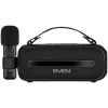 Altoparlante SVEN PS-255, nero (12W, Bluetooth, FM, USB, microfono karaoke, 3600mAh)