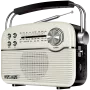 SVEN SRP-500 Altoparlante Bluetooth portatile, bianco (3W, radio FM/AM/SW, USB, microSD, AUX, batteria ricaricabile)