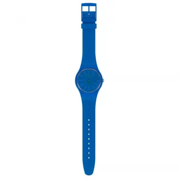 Swatch Orologio uomo New Gent SO29N700 blu bioceramica 41mm