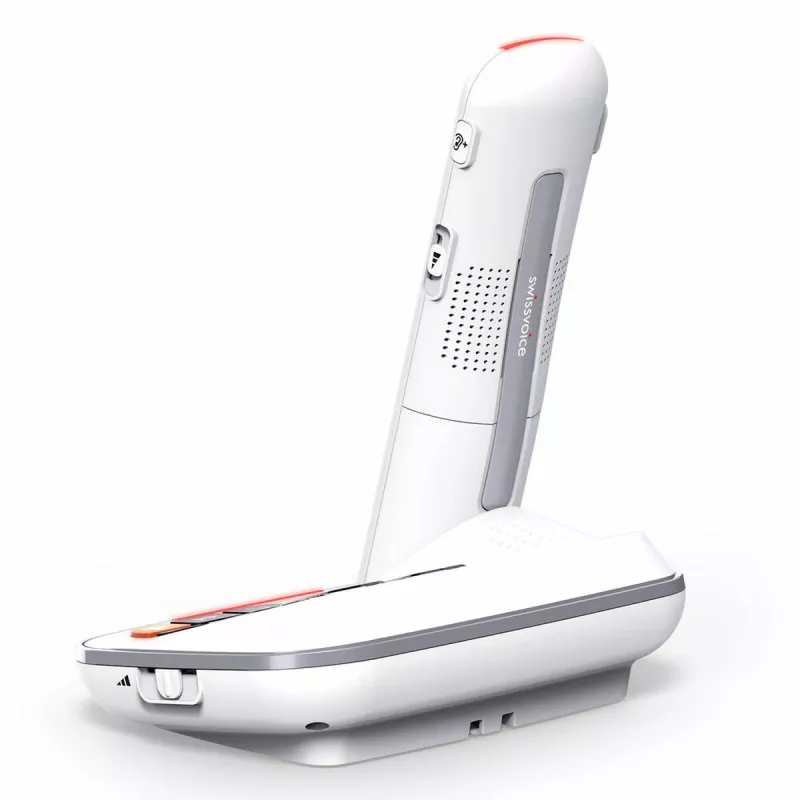 Swissvoice Xtra 2355 telefono cordless DECT con segreteria telefonica e identificazione del chiamante, bianco