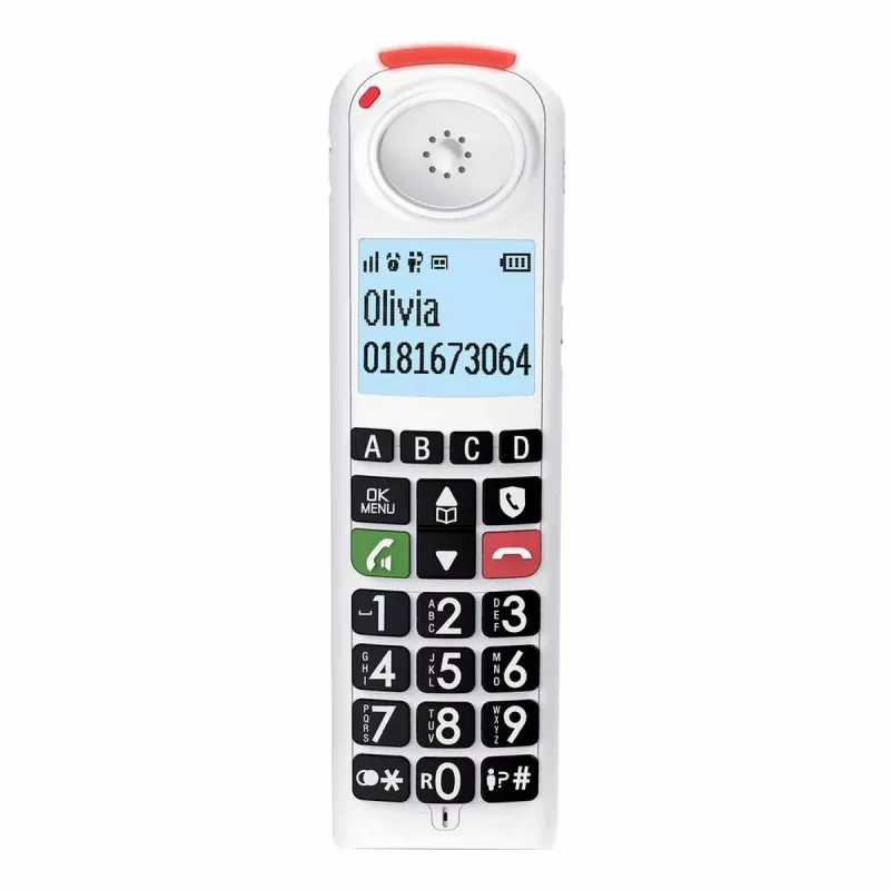 Swissvoice Xtra 2355 telefono cordless DECT con segreteria telefonica e identificazione del chiamante, bianco