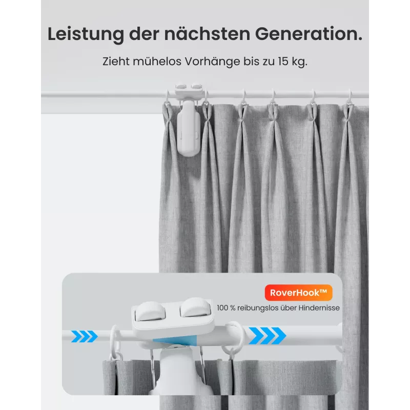 Switchbot Curtain Rod 3 (2025) motore intelligente per tende bianco