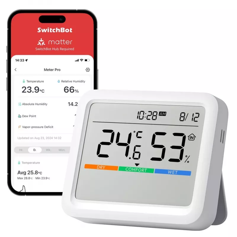 SwitchBot Meter Pro Stazione meteo termometro igrometro bianco