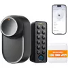 SwitchBot Ultra Touch bundle nero, Lock Ultra nero, Keypad Touch, Hub Mini