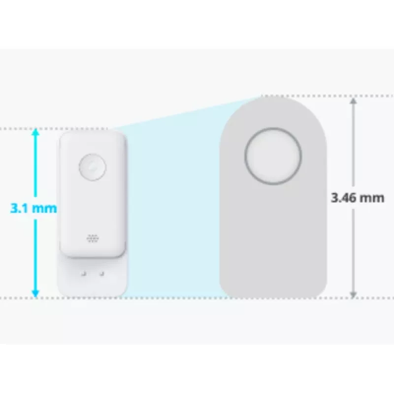 SwitchBot rilevatore di perdite d'acqua Wi-Fi con cavo sensore