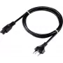 SYGONIX SY-5042688 cavo alimentazione per apparecchi, Schuko su IEC C13, 1,8 m, nero