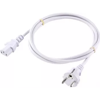 Sygonix SY-5043494 cavo di alimentazione per apparecchi CEE 7/7 a IEC C13 bianco 2,00 m