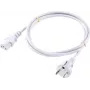 Sygonix SY-5043494 cavo di alimentazione per apparecchi CEE 7/7 a IEC C13 bianco 2,00 m