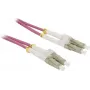 Synergy 21 Cavo patch in fibra ottica OM4 LC-LC duplex 15m, Viola