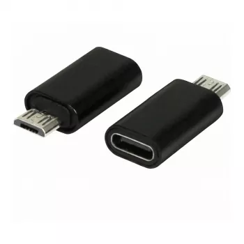 Synergy21 ALLTRAVEL cavo adattatore da connettore maschio USB-C a connettore femmina Micro-USB - nero