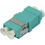 SYNERGY21 Adattatore in fibra ottica LC duplex multimodale, 50/125µm, aqua, senza flangia S215481