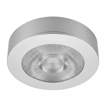 SYNERGY21 LED Faretto da incasso a soffitto Helios argento rotondo con cornice a vista (S21-LED-ME009)