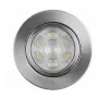 SYNERGY21 faretto LED da incasso a soffitto Helios argento - rotondo + orientabile - bianco caldo