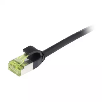 SYNERGY21 S217912 Cavo patch slim CAT6A S/FTP, RJ45, 0,25 m, nero, LSZH