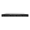 Synology RS826+ NAS rackmount 1U 4 vani, AMD Ryzen V1500B, 4GB DDR4 ECC, 4x 1GbE, senza dischi