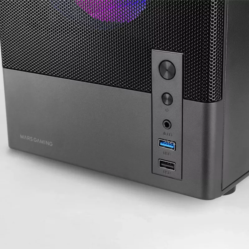 TACENS MARS MC-ONYX case tower mATX 3xARGB nero