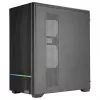 TACENS MARS MC-QUANTUM case Mid-Tower ATX con 3 ventole FDB da 120mm + 1 ventola ARGB da 120mm, USB-C, vetro temperato, nero