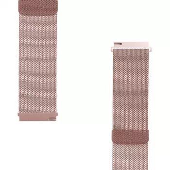 Cinturino per orologio in acciaio inossidabile magnetico Loop 22mm e cinturino per orologio rosa