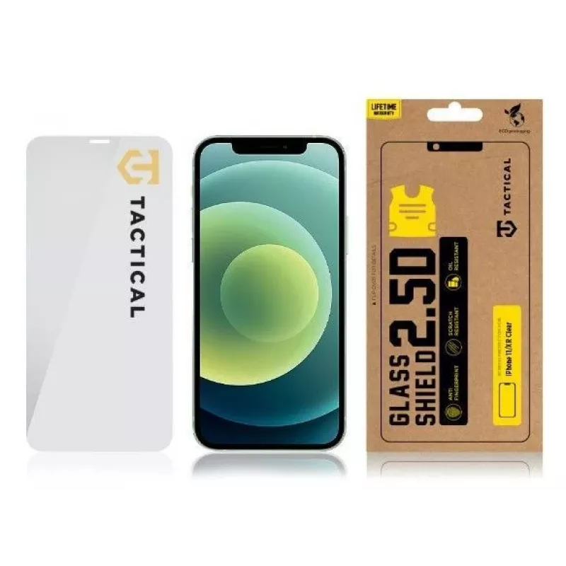 Tactical Vetro temperato 0,33mm trasparente per Apple iPhone 11/XR