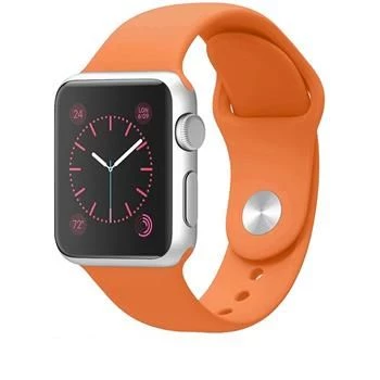 Cinturino in silicone tattico per Apple Watch 44mm / 42mm arancione