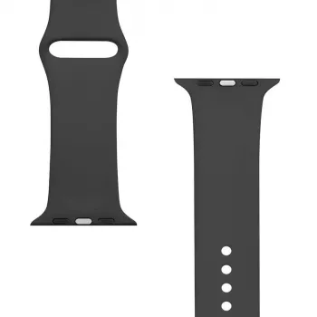 Tactical Apple Watch 42/44/45mm cinturino in silicone nero