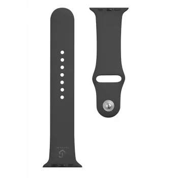 Tactical Apple Watch 42/44/45mm cinturino in silicone nero