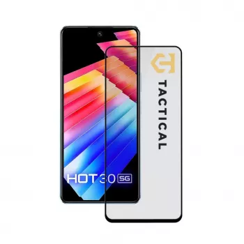 Tactical Glass Shield 5D per Infinix Hot 30 5G nero