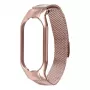 Tactical Xiaomi cinturino Loop Magnetic Steel per Mi Band 7 rosa