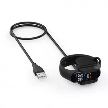 Cavo di ricarica USB a clip Tactical per Xiaomi Mi Band 4 nero