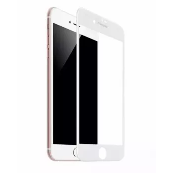 TakeMe HARD Vetro temperato protettivo per display full surface per iPhone SE (2020) / 7 / 8 - bianco