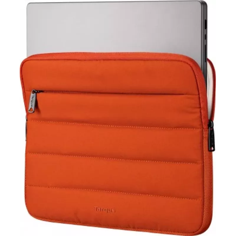 Custodia per notebook Targus Puffer per laptop 13-14 pollici, arancione ruggine