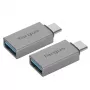 Targus Kit adattatore USB-C ACA979GL, USB 3.2 Gen 1, argento