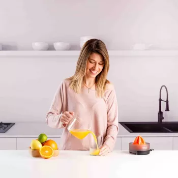 Taurus CITRUS COMPACT Spremiagrumi elettrico 30 W nero, arancione, trasparente