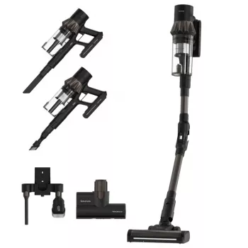 Taurus Homeland X9 Pro Aspirapolvere a batteria per animali e auto, scopa senza filo, aspirabriciole, HEPA, senza sacchetto, 0,7 L, 615 W, nero, marrone, 2,5 Ah