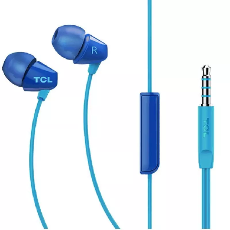 TCL SOCL100BL Auricolari in-ear con cavo blu