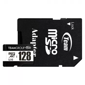 Team Group Team 128GB microSDXC UHS-I U3 V30 A1 scheda di memoria con adattatore SD